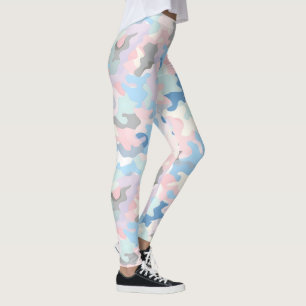 Leggings Camouflage pastel clair