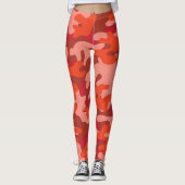 Leggings camouflage personnalisés (Devant)
