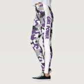 Leggings Camouflage Purple GRL Power (Gauche)