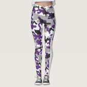 Leggings Camouflage Purple GRL Power (Devant)