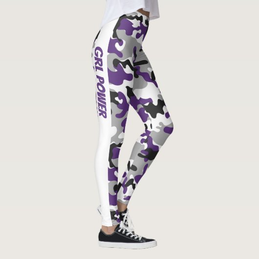 Leggings Camouflage Purple GRL Power (Droite)