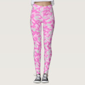 Leggings Camouflage rose (Devant)