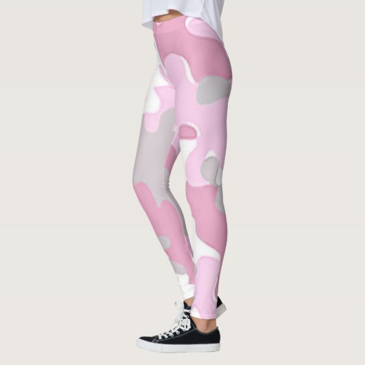 Leggings Camouflage rose (Gauche)