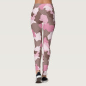 Leggings Camouflage rose (Dos)