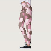Leggings Camouflage rose (Gauche)