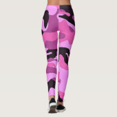Leggings Camouflage rose Camo Motif militaire (Dos)