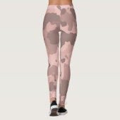 Leggings Camouflage rose en or Camo Motif militaire (Dos)