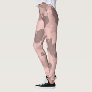 Leggings Camouflage rose en or Camo Motif militaire