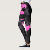 Leggings Camouflage rose et noir (Gauche)