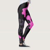 Leggings Camouflage rose et noir (Droite)