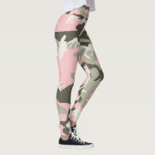 Leggings Camouflage rose et vert, Militaire, Armée (Droite)