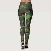 Leggings Camouflage vert (Dos)