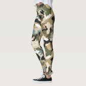 Leggings Camouflage vert foncé (Gauche)