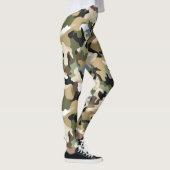 Leggings Camouflage vert foncé (Droite)