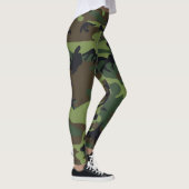 Leggings camouflage vert militaire pour femmes (Droite)