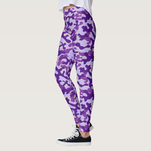 Leggings Camouflage Violet (Gauche)