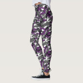 Leggings camouflage violet (Gauche)