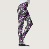 Leggings camouflage violet (Droite)