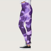 Leggings camouflage violet (Gauche)