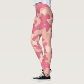 Leggings camouflages roses personnalisés (Gauche)