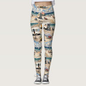 Leggings Camp Caravan vacances d'été (Devant)