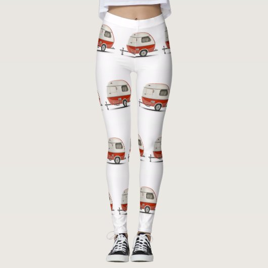 Leggings Camper Teardrop Classic Retro Thunder_Cove (Devant)