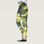 Leggings Camping Chasse Camouflage vert (Gauche)