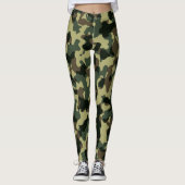 Leggings Camping Hip Camo Camouflage chasseurs aveugles (Devant)