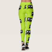 Leggings Camping remorques en vert (Dos)
