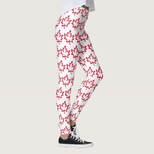 Leggings Canada Maple Leaf Patriotique Gratuit Non À Vendre (Droite)