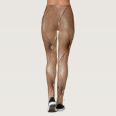 Leggings Canapé en cuir : Arrière - plan texturé (Dos)