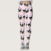 Leggings Canards : Cayugas noirs (Devant)
