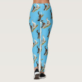 Leggings Canards : Joyeuse Argent (Dos)