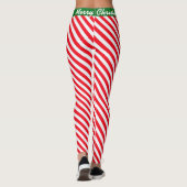 Leggings Candy de l'équipe d'elfes de Noël Père Noël (Dos)