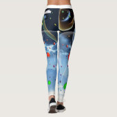 Leggings Candy Lolipop surréaliste (Dos)