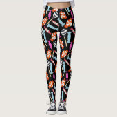 Leggings Candy pattern | Lollies pattern | lollipop 37 (Devant)
