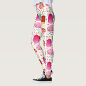 LEGGINGS CANDY SWEET MOTIF RAINBOUR (Gauche)