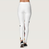 Leggings candyween - chatte sorcière halloween (Dos)