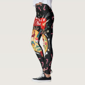 Leggings Canettes de Noël (Gauche)