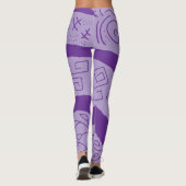 Leggings Canicule violette (Dos)