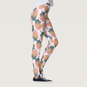 Leggings Canna Tropicanna Feuilles en Pastel