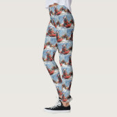 Leggings Canne Corso Dog in Sledge Let It Neige Noël (Gauche)