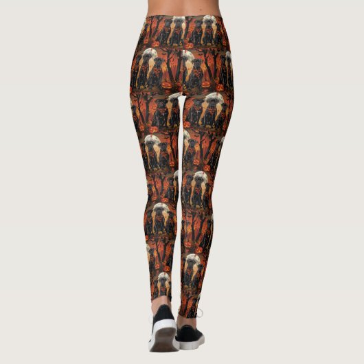Leggings Canne Corso Halloween Éffrayant (Dos)