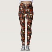 Leggings Canne Corso Halloween Éffrayant (Devant)