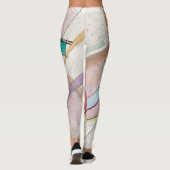 Leggings CANTATA à PASTEL MAJOR Aquarelle d'art Abstrait (Dos)