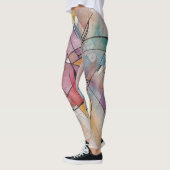 Leggings CANTATA à PASTEL MAJOR Aquarelle d'art Abstrait (Gauche)