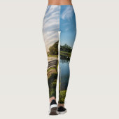 Leggings Cape Girardeau County Park Bench Sunset (Dos)
