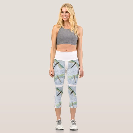 Leggings Capri 2 libellules #1 (Recto)