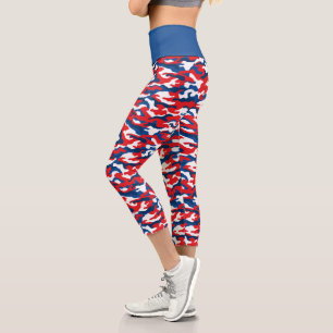 Leggings Capri 4juillet Camo Patriotic USA