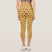Leggings Capri 60s Retro Patterned (Verso)